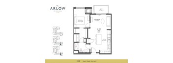 Erie Floor Plan at The Arlow on Kellogg, St Paul, MN