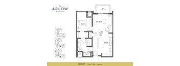 Robert Floor Plan at The Arlow on Kellogg, St Paul, 55102
