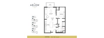 Shepard Floor Plan at The Arlow on Kellogg, St Paul