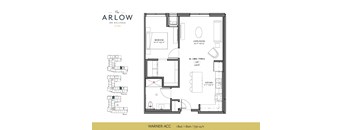 Warner-ACC Floor Plan at The Arlow on Kellogg, St Paul, Minnesota
