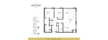 Elm Floor Plan at The Arlow on Kellogg, Minnesota, 55102