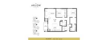 Mulberry Floor Plan at The Arlow on Kellogg, St Paul, MN