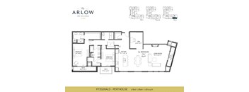 Fitzgerald Floor Plan at The Arlow on Kellogg, St Paul, Minnesota