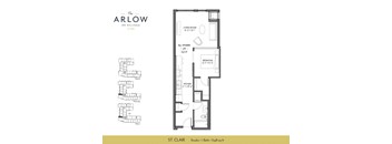 St.Clair Floor Plan at The Arlow on Kellogg, Minnesota, 55102