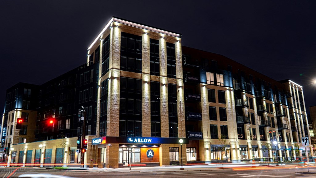 Elegant Exterior View Of Property at The Arlow on Kellogg, St Paul, MN, 55102