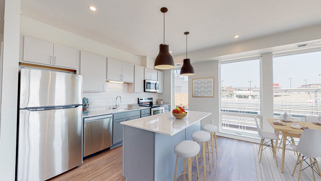 Fully Equipped Kitchen at The Arlow on Kellogg, St Paul, 55102