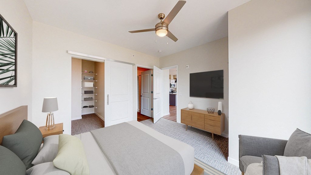 Gorgeous Bedroom at The Arlow on Kellogg, St Paul, MN