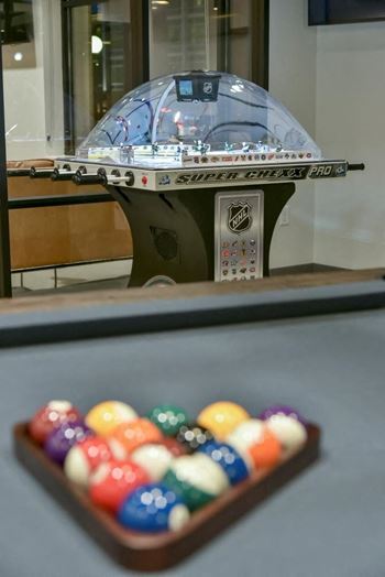 Billiards at The Arlow on Kellogg, Minnesota