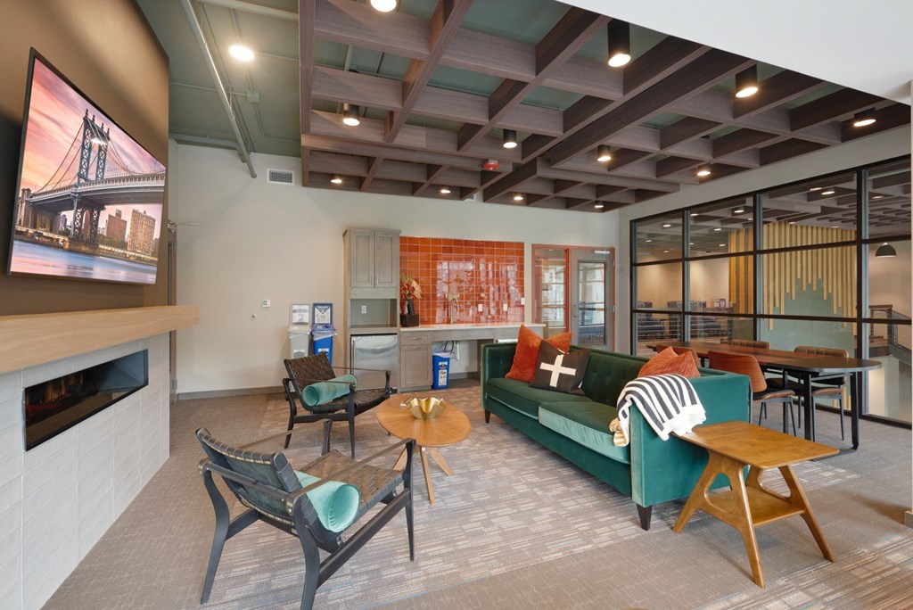 Lounge Area at The Yards and Backyards, South St. Paul