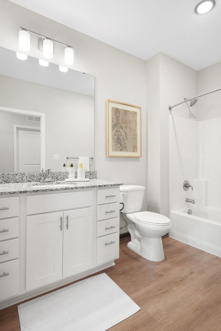 White Bathroom at The Yards and Backyards, Minnesota