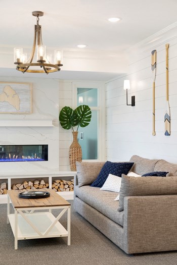 Living Room With Fireplace Property Image