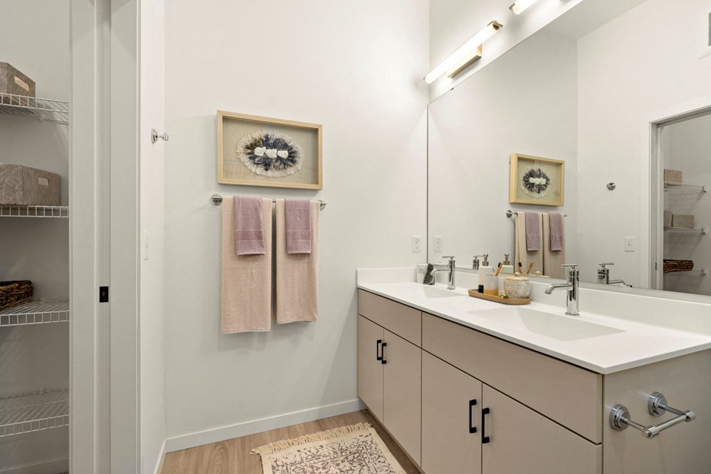 Luxurious Bathrooms at The Hill Apartments, Saint Paul, Minnesota