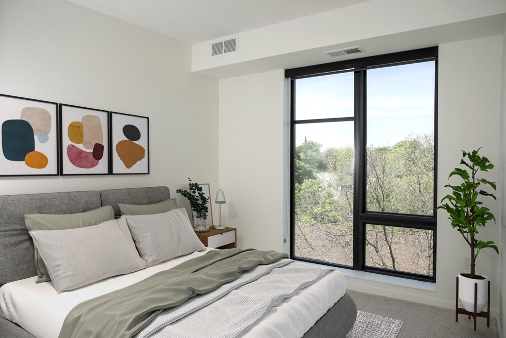 Gorgeous Bedroom at The Hill Apartments, Minnesota, 55103