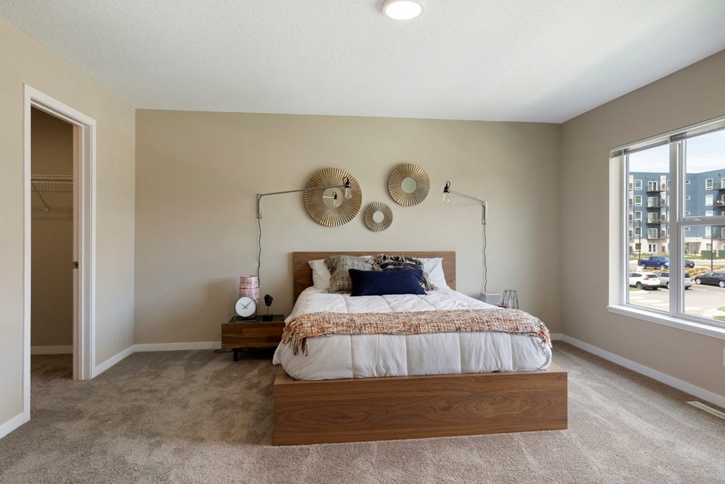 Bedroom at The Liberty Townhomes in Golden Valley, 55427