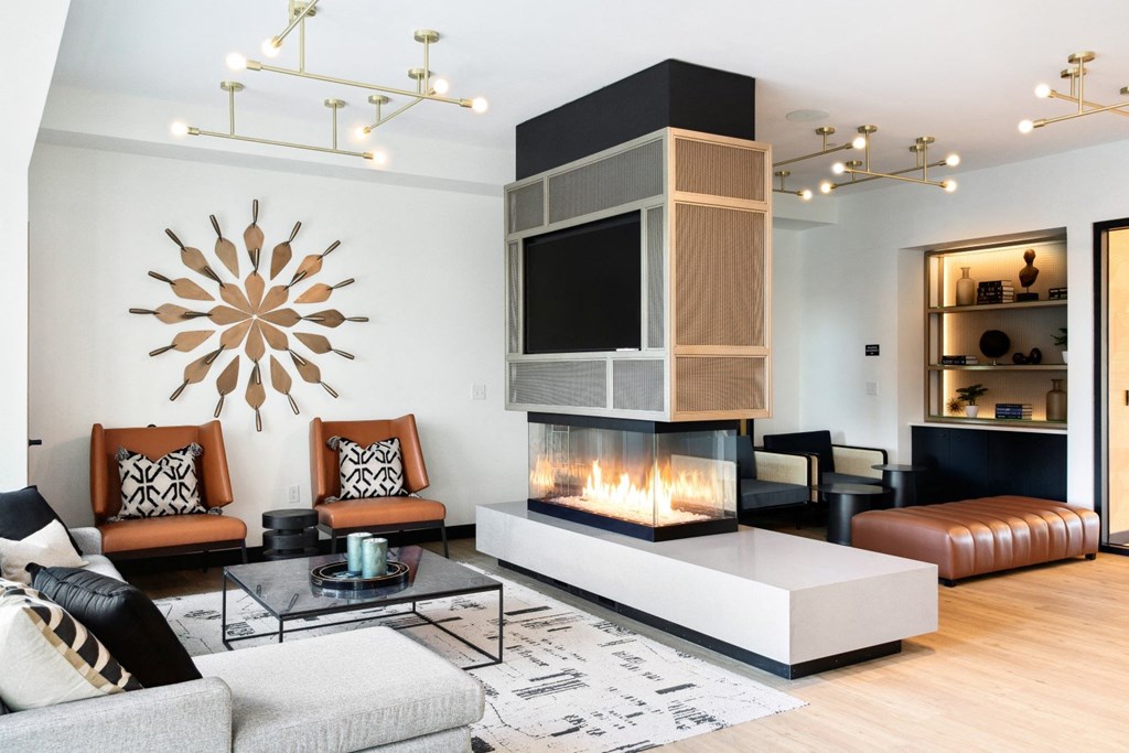 Community Clubroom at The Mason, St. Paul, MN