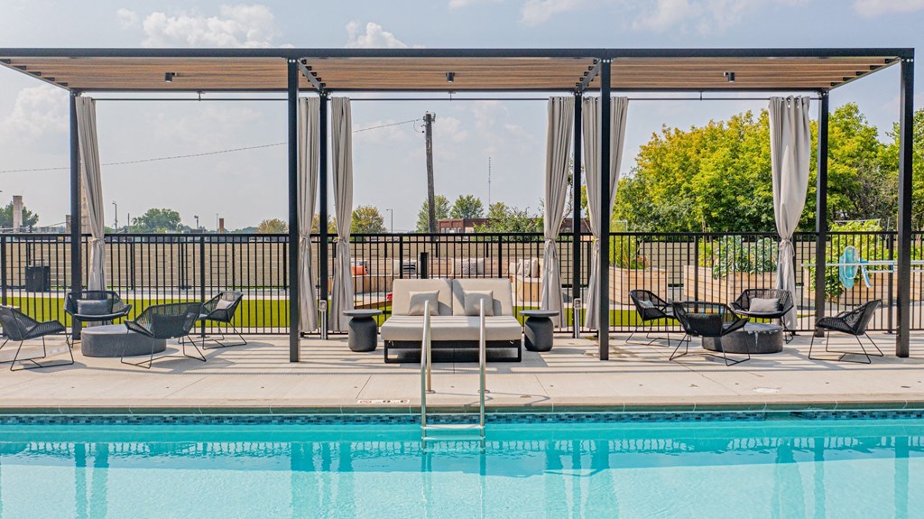 our apartments showcase an unique swimming pool