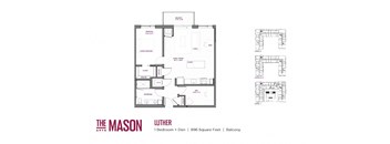 Luther Floor Plan at The Mason, Minnesota