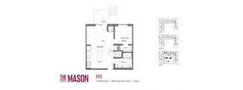 Fitz Floor Plan at The Mason, Minnesota