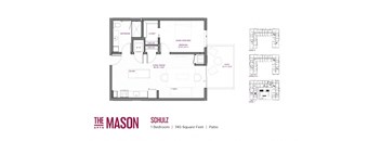 Schulz Floor Plan at The Mason, St. Paul
