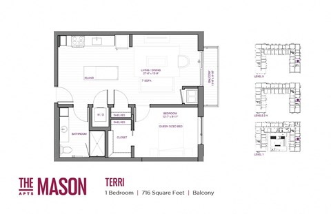 Terri Floor Plan at The Mason, Minnesota