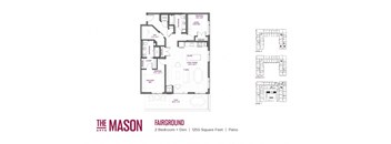 Fairground Floor Plan at The Mason, St. Paul