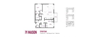 Streetcar Floor Plan at The Mason, Minnesota, 55114
