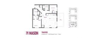 Traverse Floor Plan at The Mason, St. Paul