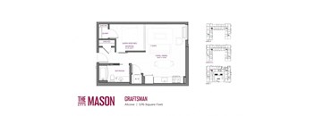 Craftsman Floor Plan at The Mason, St. Paul, MN, 55114