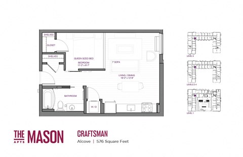 Craftsman Floor Plan at The Mason, St. Paul, MN, 55114