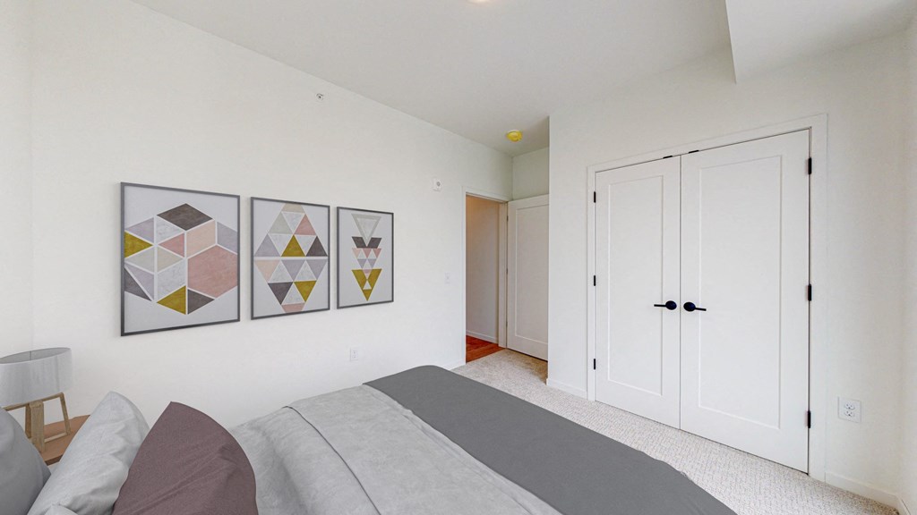 Bedroom With Closet at The Mason, St. Paul, Minnesota