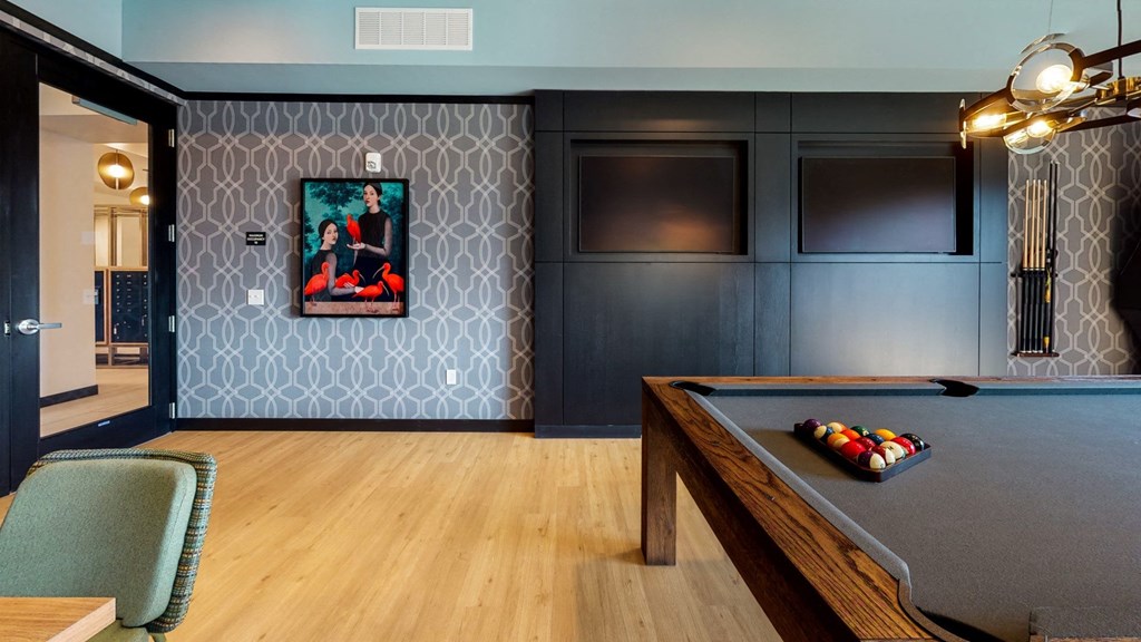 Billiards Table at The Mason, St. Paul, 55114