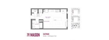 Eastman Floor Plan at The Mason, St. Paul, MN