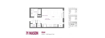 Roam Floor Plan at The Mason, St. Paul, Minnesota