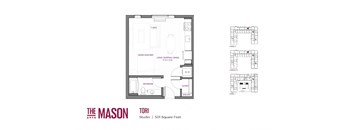 Tori Floor Plan at The Mason, Minnesota