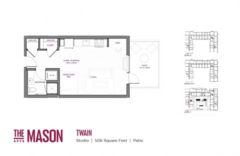 Twain Floor Plan at The Mason, Minnesota, 55114