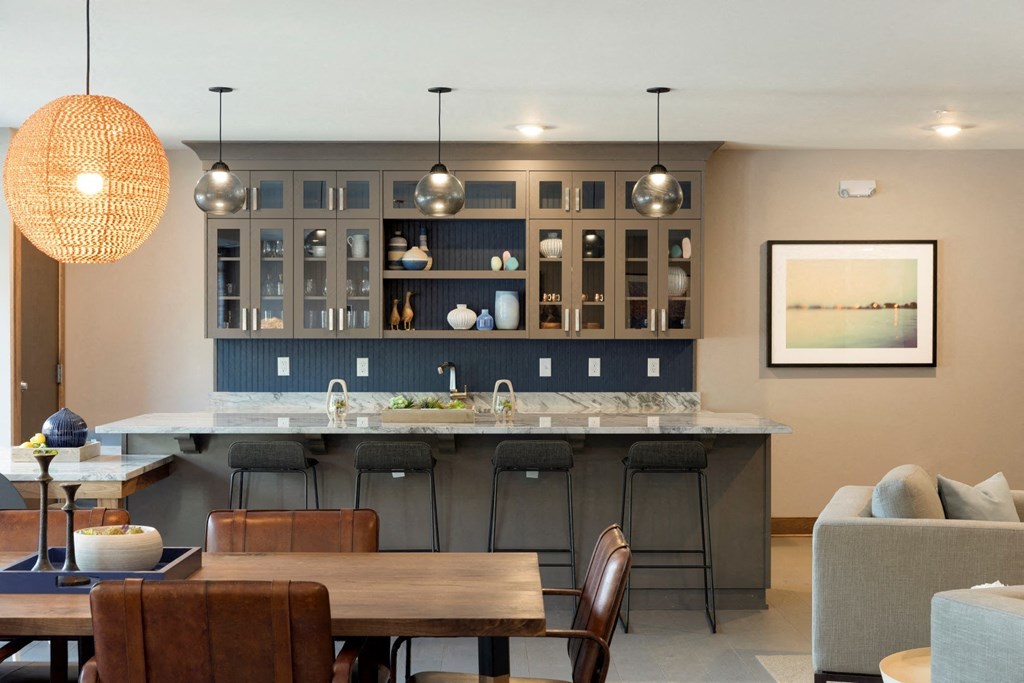 Community Kitchen at The McMillan Apartments in Shoreview, MN 55126