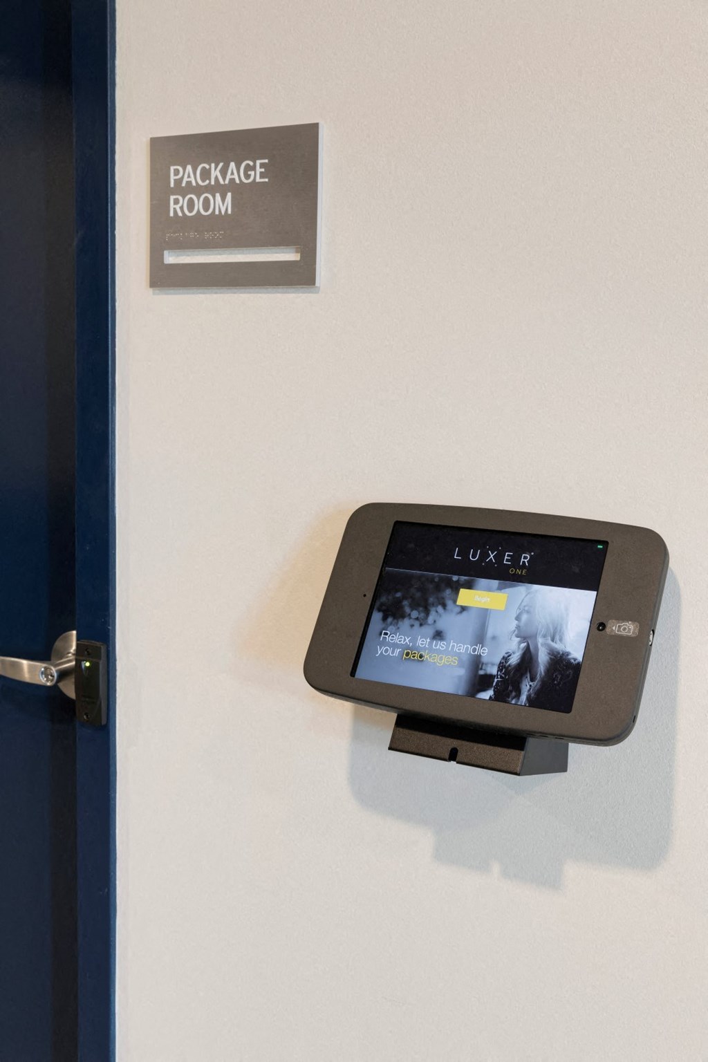 Package Scanner at The McMillan Apartments in Shoreview, MN 55126