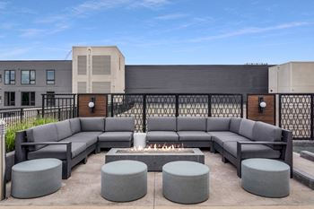 Outdoor Lounge With Firepit at The Original at West Lake Quarter, Minneapolis, 55416