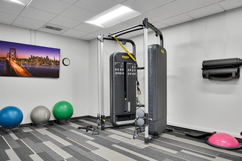 Fitness Center With Modern Equipment at The Original at West Lake Quarter, Minneapolis, MN