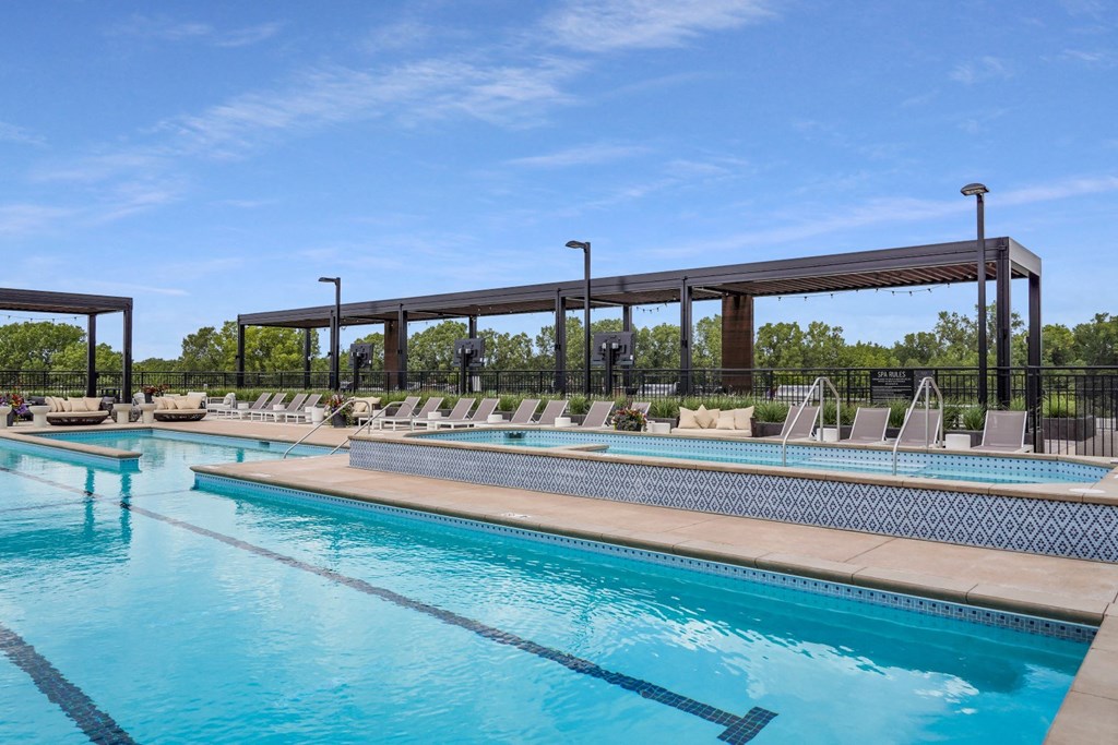 Pool With Sunning Deck at The Original at West Lake Quarter, Minneapolis, Minnesota
