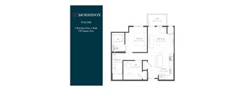 Walter one bedroom plus den floor plan at The Morrison Apartments in Rosemount, MN