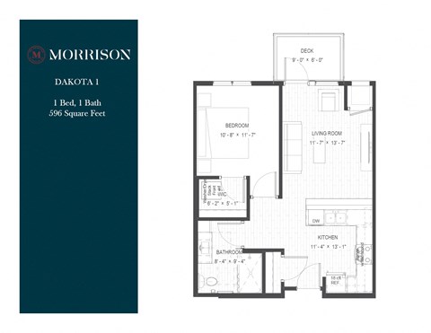 Dakota Floor Plan at The Morrison, Minnesota