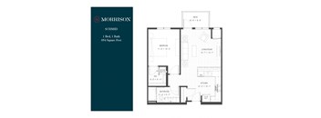 Schmid one bedroom floor plan at The Morrison Apartments in Rosemount, MN