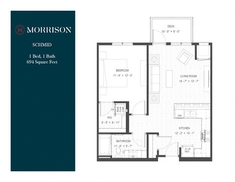 Schmid Floor Plan at The Morrison, Minnesota, 55068