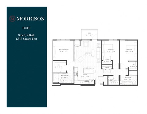 Duff Floor Plan at The Morrison, Rosemount, MN
