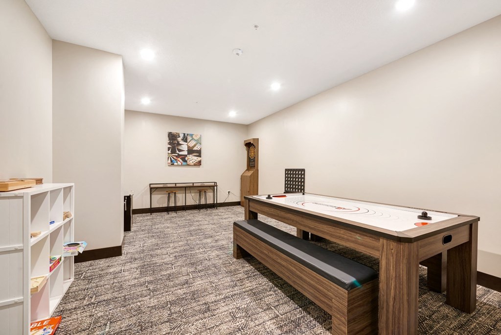 Game Room With Shuffleboard at The Morrison, Rosemount