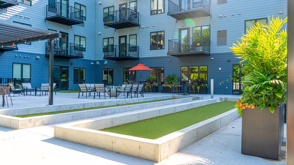Cornhole Game at The Morrison, Minnesota