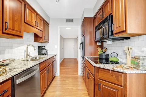 Remodeled Kitchen at The Original at West Lake Quarter, Minneapolis