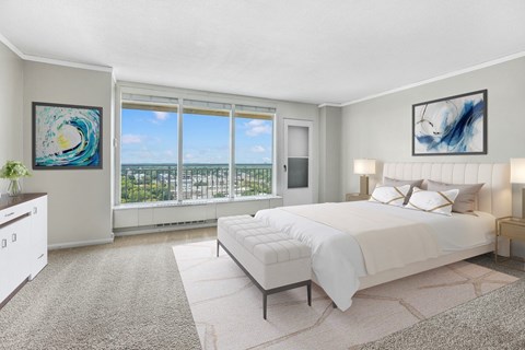 Large Comfortable Bedrooms at The Original at West Lake Quarter, Minneapolis, Minnesota