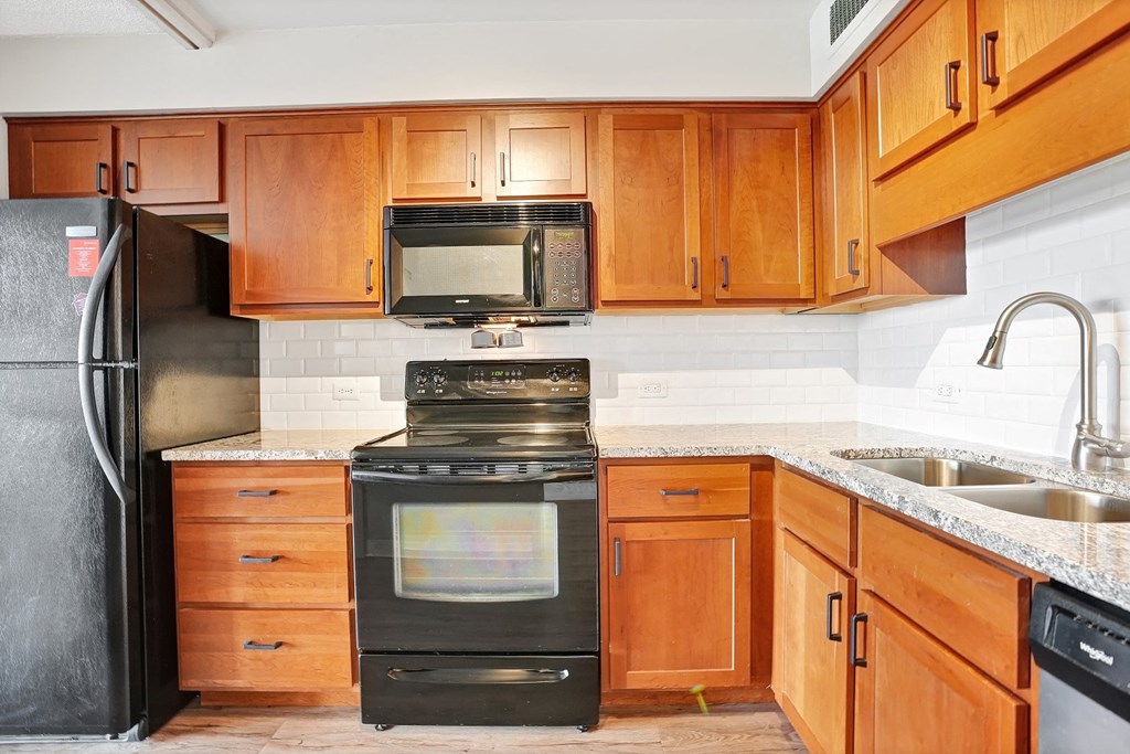 Fully Equipped Kitchen at The Original at West Lake Quarter, Minnesota